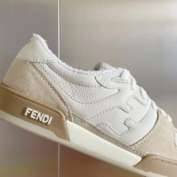 Fendi Match leather low-top sneakers
