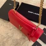 MEDIUM SUNSET SATCHEL IN SMOOTH LEATHER