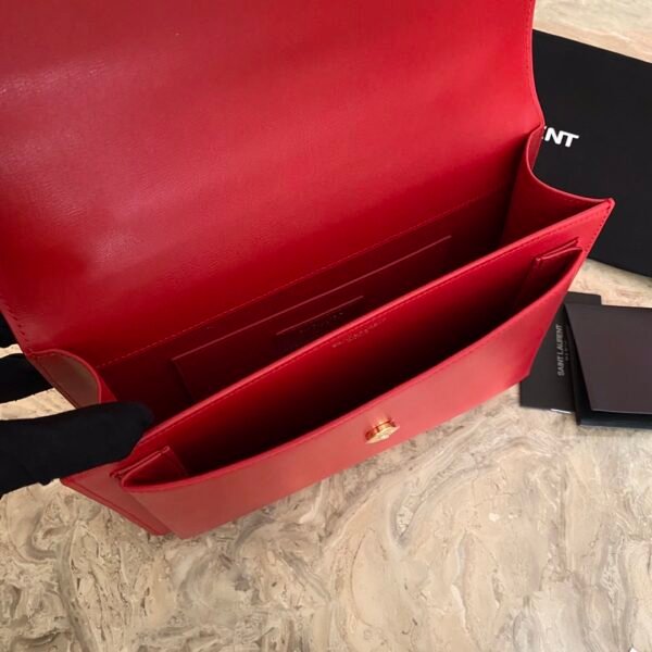 MEDIUM SUNSET SATCHEL IN SMOOTH LEATHER