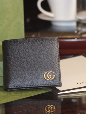 GG Marmont leather bi-fold wallet