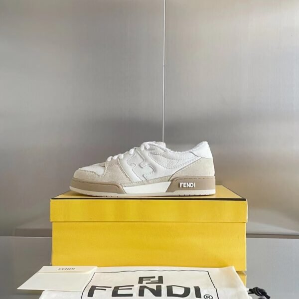 Fendi Match leather low-top sneakers