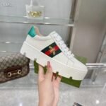 Gucci Ace Embroidered Platform Sneakers