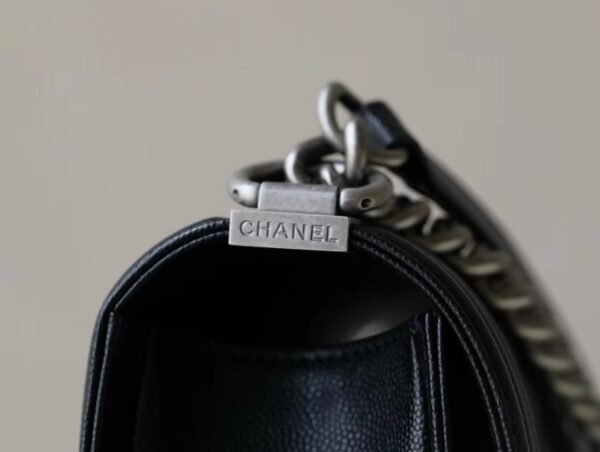 BOY CHANEL SHOULDER BAG Cow Leather