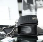 Chanel Boy Sliver Hardware Caviar Cow Leather