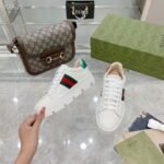 Gucci Ace Embroidered Platform Sneakers