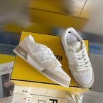 Fendi Match leather low-top sneakers