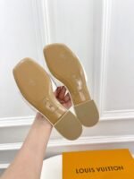Louis Vuitton Revival Mule Nude White Slippers