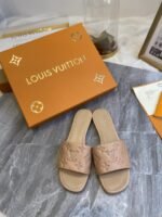 Louis Vuitton Revival Mule Nude Slippers