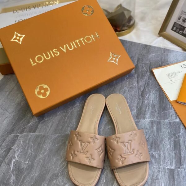 Louis Vuitton Revival Mule Nude Slippers