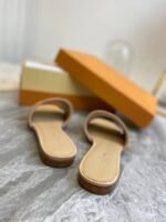 Louis Vuitton Revival Mule Nude Slippers