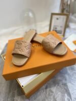 Louis Vuitton Revival Mule Nude Slippers