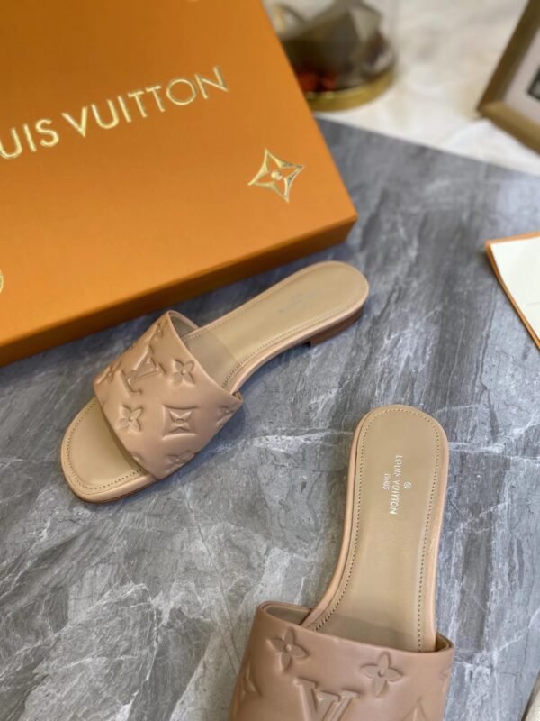 Louis Vuitton Revival Mule Nude Slippers