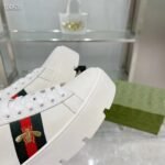 Gucci Ace Embroidered Platform Sneakers