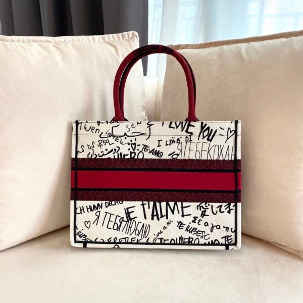 ‘I Love You’ Book Tote Small