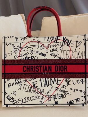 ‘I Love You’ Book Tote – large