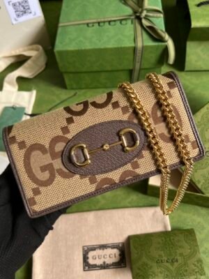 Gucci Horsebit 1955 wallet with chain