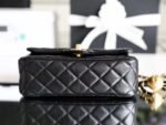 Chanel classic flap mini with golden ball
