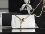 Chanel classic flap mini with golden ball
