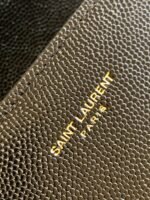 CASSANDRA MEDIUM TOP HANDLE BAG IN GRAIN DE POUDRE EMBOSSED LEATHER