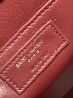 CASSANDRA MEDIUM TOP HANDLE BAG IN GRAIN DE POUDRE EMBOSSED LEATHER