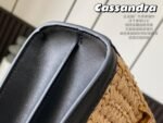 CASSANDRA MEDIUM CHAIN BAG IN CROCODILE-EMBOSSED SHINY LEATHER