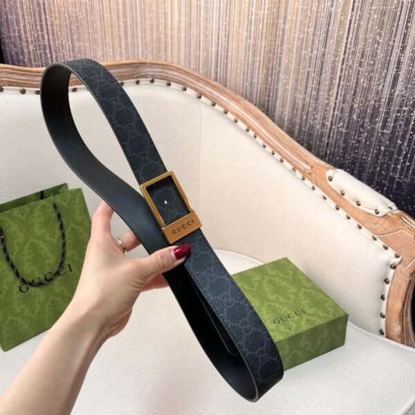 GG belt with silver buckle