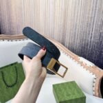 GG belt with silver buckle