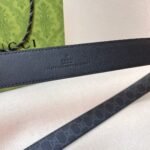 GG belt with silver buckle