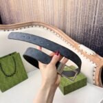 GG belt with silver buckle