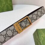 GG belt with silver buckle