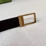 GG belt with silver buckle