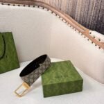 GG belt with silver buckle