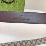 GG belt with silver buckle