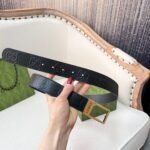 GG belt with silver buckle