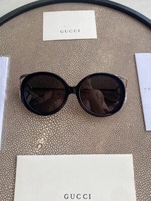 ROUND-FRAME INTERLOCKING G SUNGLASSES