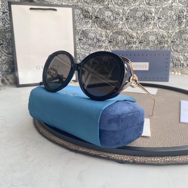 ROUND-FRAME INTERLOCKING G SUNGLASSES