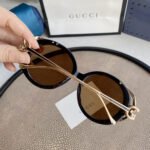 ROUND-FRAME INTERLOCKING G SUNGLASSES