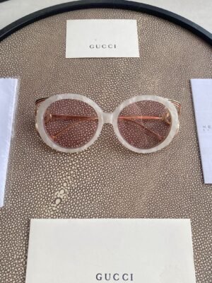 ROUND-FRAME INTERLOCKING G SUNGLASSES