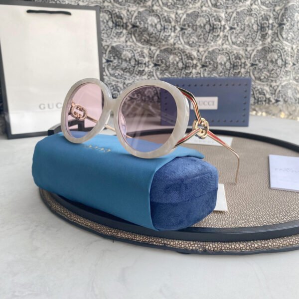 ROUND-FRAME INTERLOCKING G SUNGLASSES