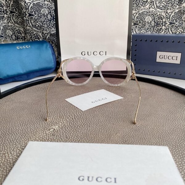 ROUND-FRAME INTERLOCKING G SUNGLASSES