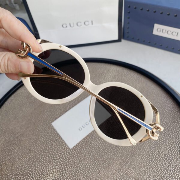 ROUND-FRAME INTERLOCKING G SUNGLASSES