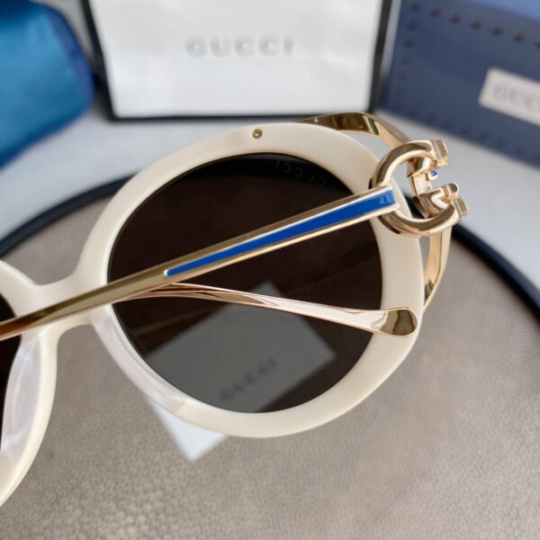 ROUND-FRAME INTERLOCKING G SUNGLASSES