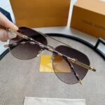MATTHEW WILLIAMSON MAGNOLIA SUNGLASSES IN YELLOW GOLD