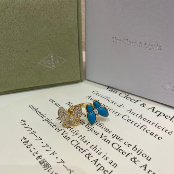 Van Cleef & Arpels Two Butterfly Ring