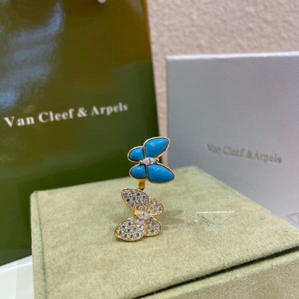 Van Cleef & Arpels Two Butterfly Ring