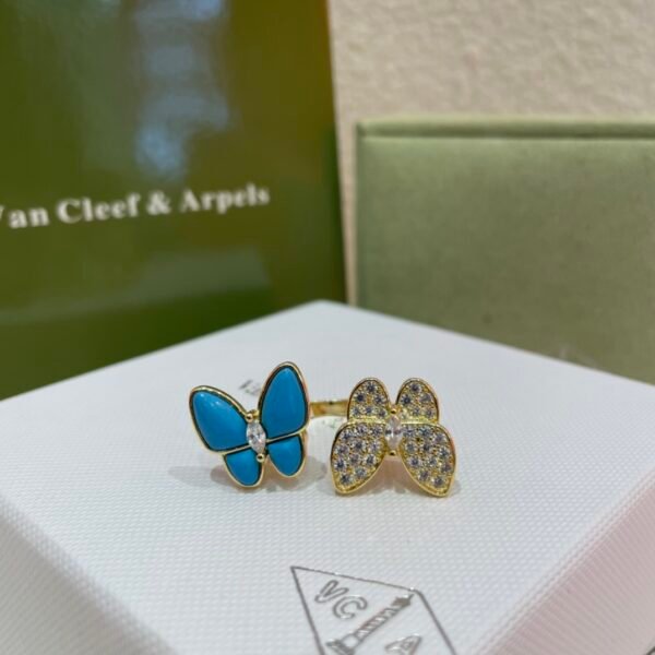 Van Cleef & Arpels Two Butterfly Ring