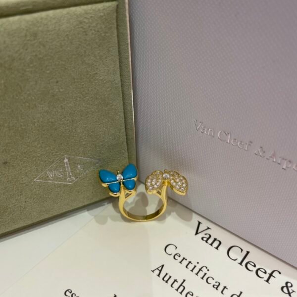 Van Cleef & Arpels Two Butterfly Ring