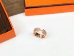 Hermes H Diamond Ring