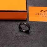 Hermes H Ring Black Warrior
