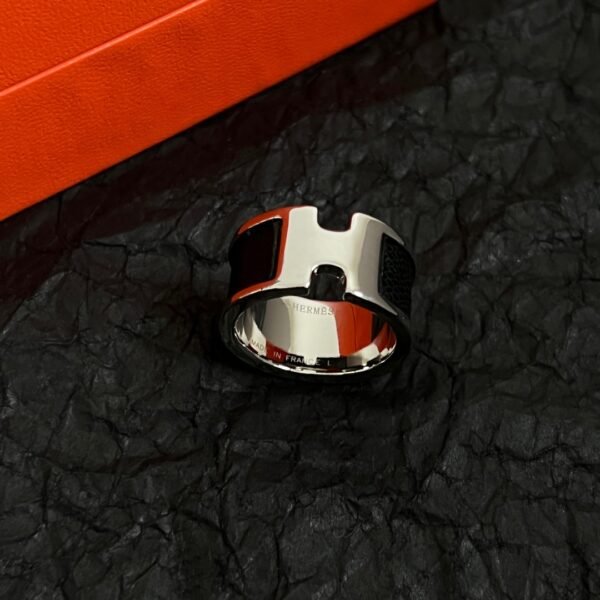 Hermes Reversible Leather Strap Ring